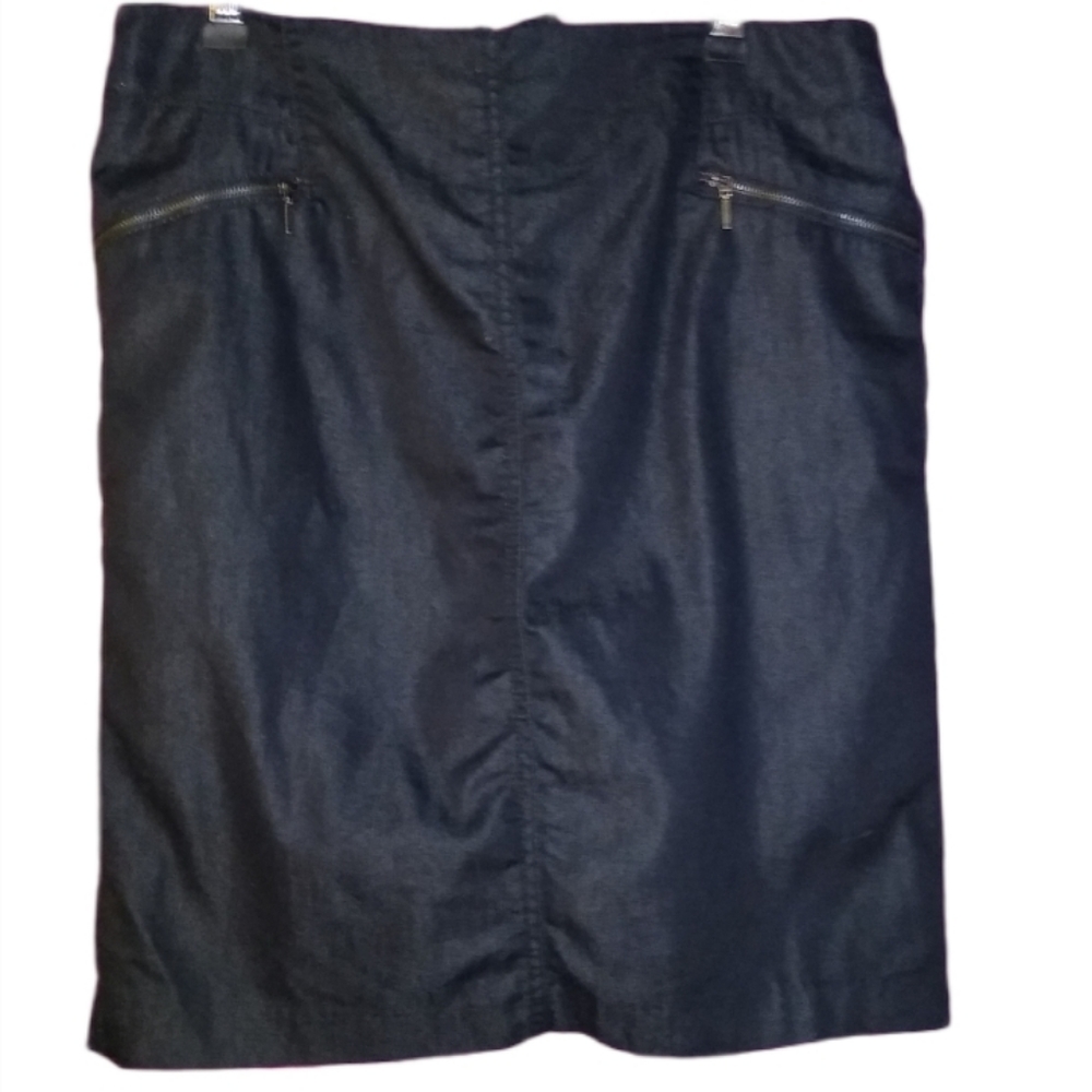 Dalia Collection Midi Skirt Black Size 8
